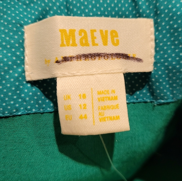 Anthropologie Maeve Square Neck Buttondown Dress - Picture 9 of 11